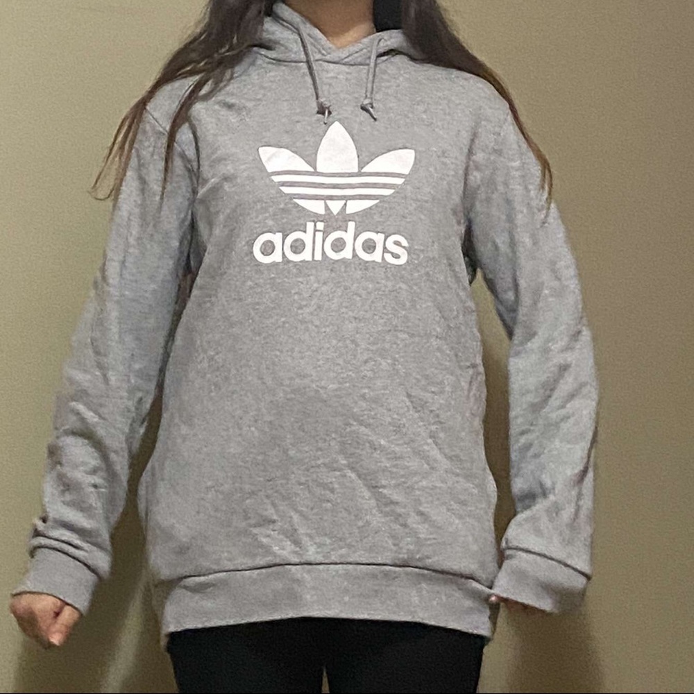 Adidas hoodie with zipper pockets